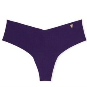 Victoria's Secret purple No-Show Seamless Thong Panty Size Xlarge
